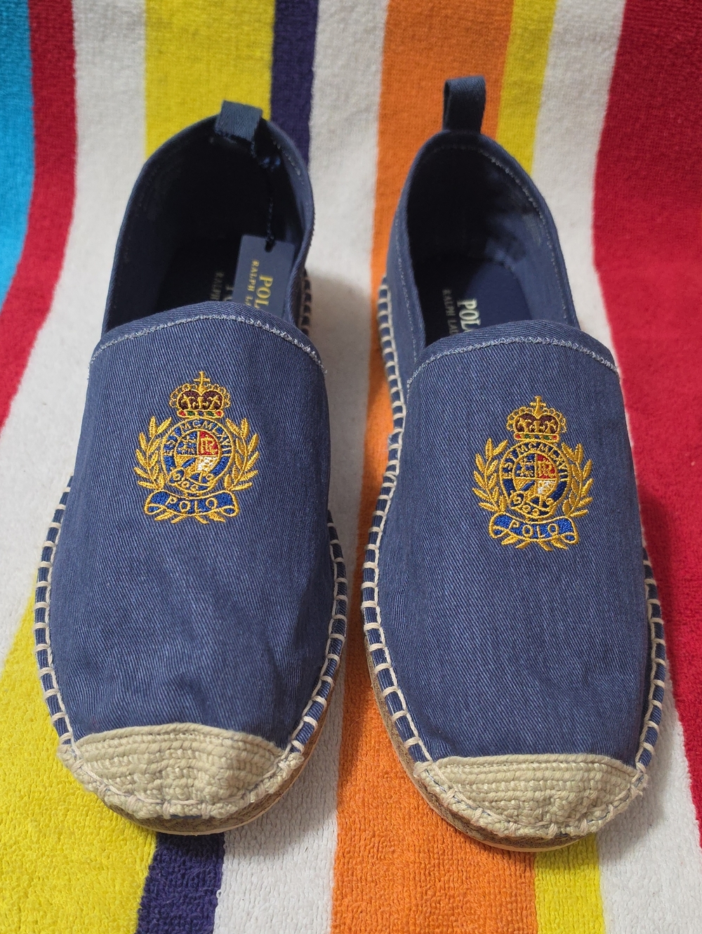 Polo Ralph Lauren Men's Barron Crest Espadrilles Size 10D NWT